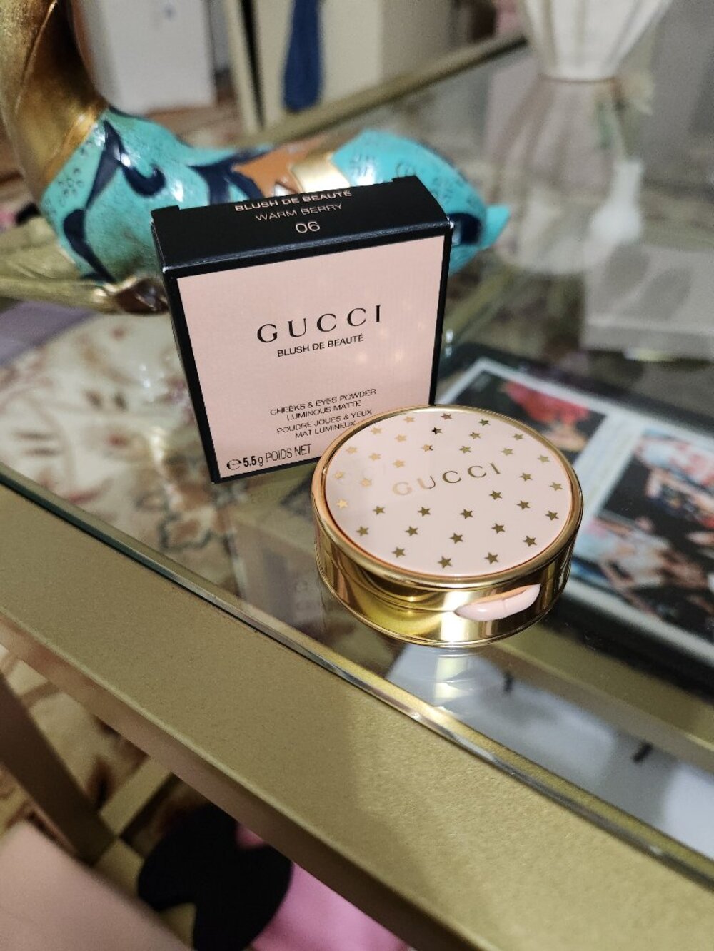 Gucci Luminous Matte Beauty Powder Blush 06 Warm Berry
